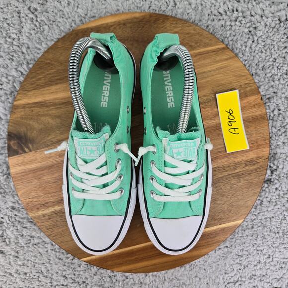 Converse CTAS Chuck All Star Shoreline Ox Green Glow Casual Sneakers Womens 7 - Picture 5 of 11